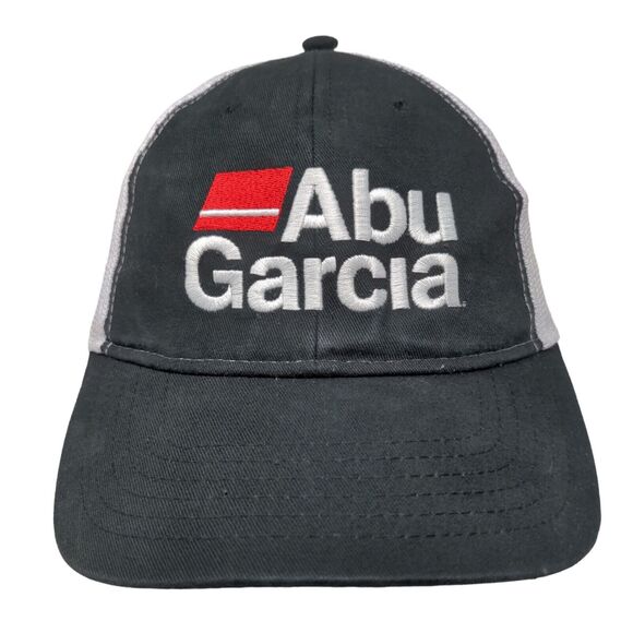 Abu Garcia Men's Slideback Mesh Back Hat Multicolor Embroidered Spell Out Logo - Picture 1 of 7